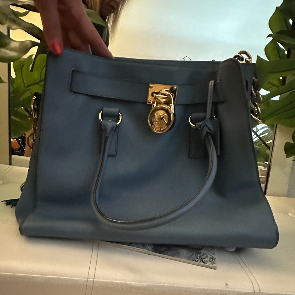 Michael Kors Blue Shoulder Bag